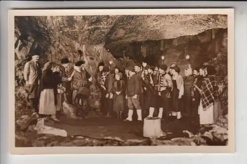 0-3725 RÜBELAND, Heimatspielm, Massenszene 4.Akt - Höhle/cave/grottes