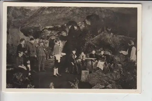 0-3725 RÜBELAND, Heimatspiel "Friedrich Baumann" - Höhle/cave/grottes