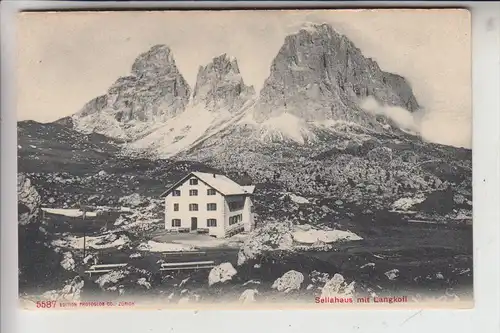I 39047 SANKT CRISTINA - Gröden, Sellahaus mit Langkofl, Verlag: Photoglob-Zürich