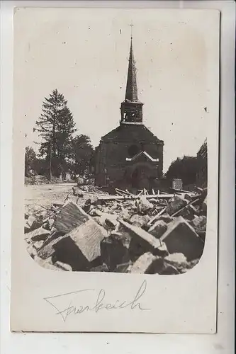 F 02860 COLLIGNIS, CPA, Photo-AK, Zerstörungen 1.Weltkrieg, L'Eglise