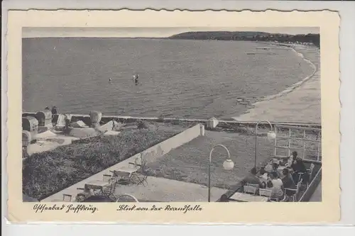 2409 SCHARBEUTZ - HAFFKRUG, Blick auf die Strandhalle, 193..