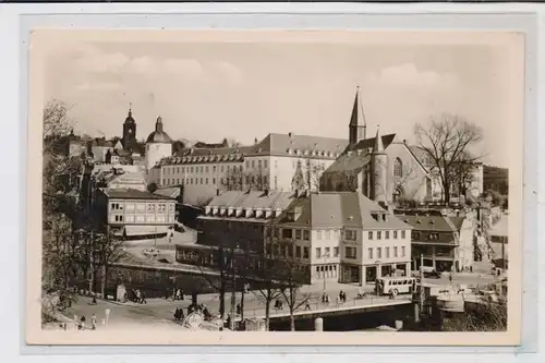 5900 SIEGEN, Unteres Schloß und Umgebung, 1954