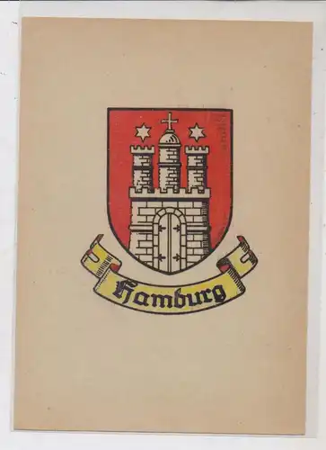 2000 HAMBURG, Stadtwappen, keine AK-Einteilung