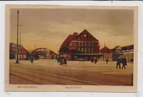 4330 MÜLHEIM / Ruhr, Hauptbahnhof, 1925, franz. Militärpost