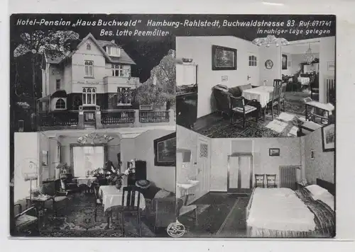 2000 HAMBURG - WANDSBECK - RAHLSTEDT, Hotel Pension "Haus Buchwald"