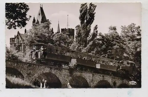 5330 KÖNIGSWINTER, Drachenfelsbahn - Zahnradbahn, Drachenburg, 50er Jahre