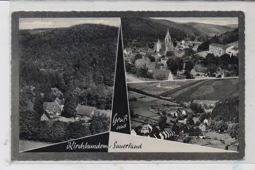 5942 KIRCHHUNDEM, Gruss aus...1965