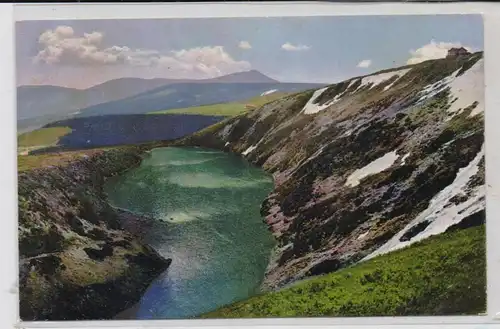 NIEDER - SCHLESIEN - KRUMMHÜBEL - BRÜCKENBERG / KARPACZ, Der grosse Teich