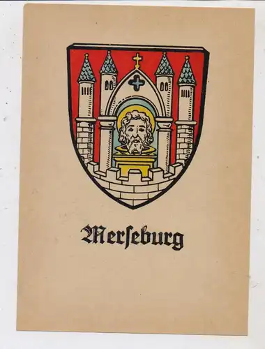 0-4200 MERSEBURG, Stadtwappen, keine AK-Einteilung