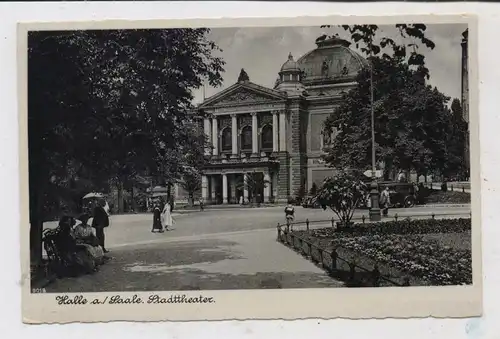 0-4000 HALLE / Saale, Stadttheater, 1940, Feldpost Horchlehrkompanie