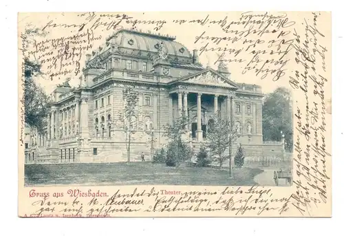 6200 WIESBADEN, Theater, 1900