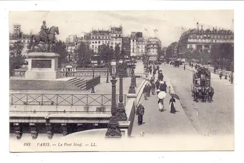 F 75001 PARIS, Le Pont Neuf, 1911, Cabine, Louis Levy # 182