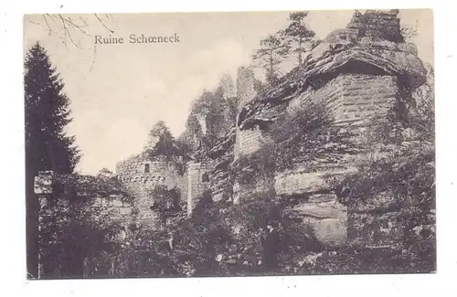 F 67110 DAMBACH, Ruine Schoeneck, 1909
