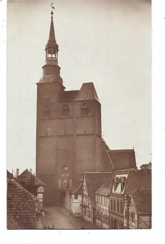 0-3504 TANGERMÜNDE, Strassenpartie mit St. Stephanskirche