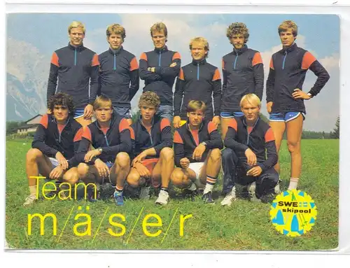 WINTERSPORT - LANGLAUF, Team Schweden, Thomas Wassberg / Torgny Mogren / Jan Ottosson...., 1983