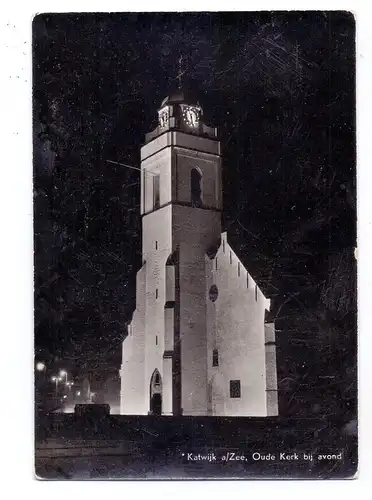 NL - ZUID-HOLLAND - KATWIJK, Andreaskerk bij avond