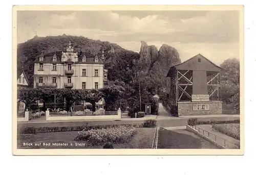 6552 BAD MÜNSTER am Stein, Erholungs- und Urlaubsheim, Kurhausstr.7, Bahnpost Frankfurt-Saarbrücken