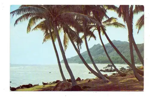 USA - HAWAII - HONOLULU, Diamond Head from Black Point, 1955