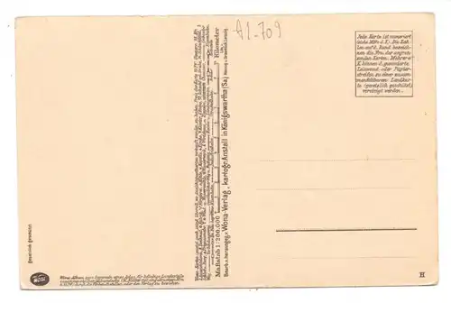 3389 BRAUNLAGE und Umgebung, frühe Landkarte, Brocken, Torfhaus, St.Andreasberg, Altenau, Ilsenburg....