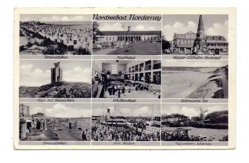 2982 NORDERNEY, Mehrbild-AK, 1939