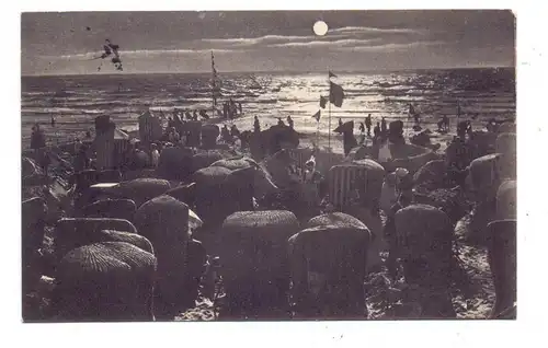 2982 NORDERNEY, Strand bei Mondschein, 1908