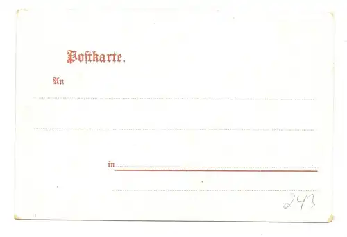 0-5702 GROSSENGOTTERN, Lithographie, Gasthof zum Adler, Otto Degenhardt, Kirche, Panorama