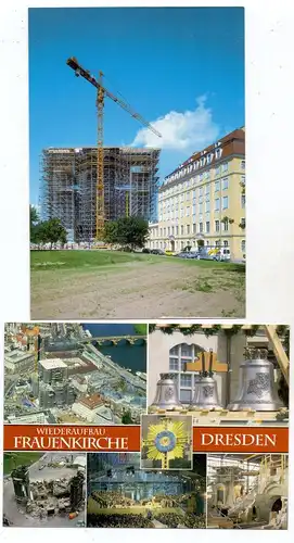 0-8000 DRESDEN, Frauenkirche, 28 AK alt & neu, 3D, Übergrösse....