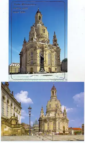 0-8000 DRESDEN, Frauenkirche, 28 AK alt & neu, 3D, Übergrösse....