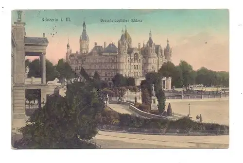 0-2750 SCHWERIN, Schloss und Umgebung, 1912