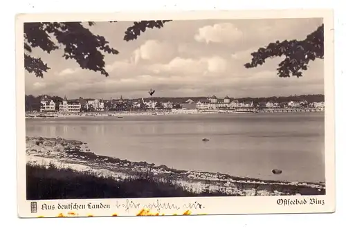 0-2337 BINZ, Blick auf das Bad, 1935, leicht fleckig