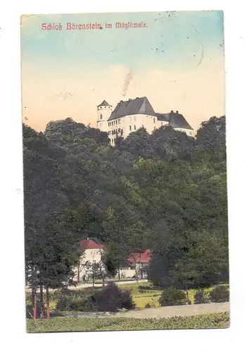 0-8243 BÄRENSTEIN, Schloss Bärenstein im Müglitztale, 1910