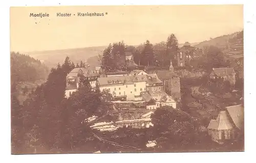 5108 MONSCHAU, Kloster / Krankenhaus, Deutsche Feldpost 1917