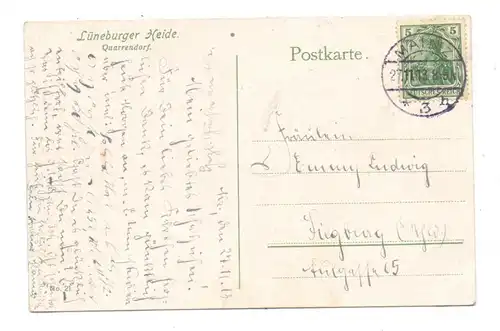 2111 HANSTEDT - QUARRENDORF, Kuhherde in der Heide, 1911