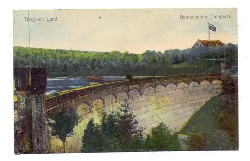 5630 REMSCHEID, Remscheider Talsperre, 1907