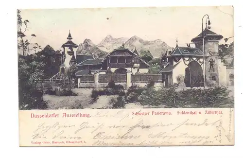 4000 DÜSSELDORF, Ereignis, Ausstellung 1902, Schweizer Panorama, Suldenthal und Zillerthal