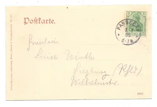 2401 RATEKAU - PANSDORF, Mühlenschlucht, 1905