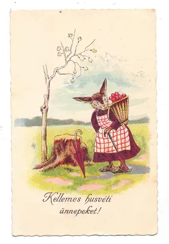 OSTERN - Häsin mit Eierkorb, 1938