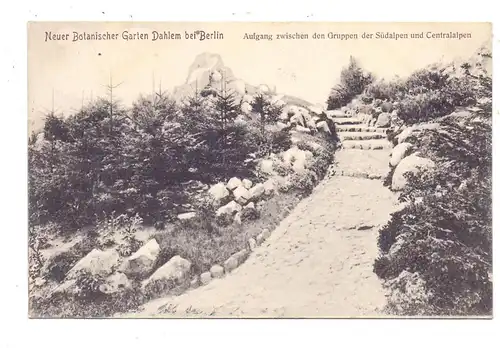 1000 BERLIN - DAHLEM, Neuer Botanischer Garten, 1910