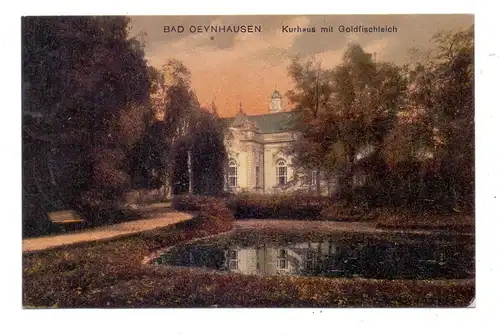 4970 BAD OEYNHAUSEN, Kurhaus mit Goldfischteich, 1920