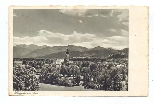 8172 LENGGRIES,Ortsansicht gegen Süden, 1938