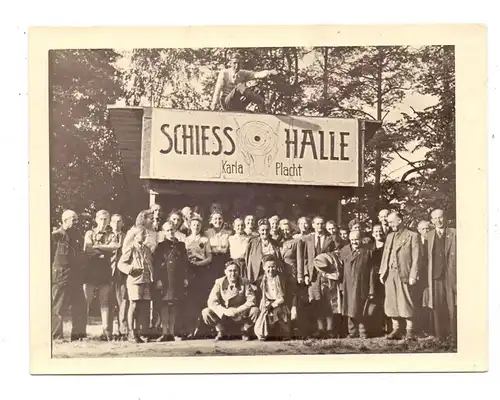 5600 WUPPERTAL - RADENBERG, Schiess-Halle Karla Placht, 1938, Photo 12 x 9 cm