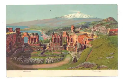I 98039 TAORMINA, Teatro Greco, ca. 1905