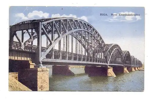 LATVIJA - RIGA, Neue Eisenbahnbrücke