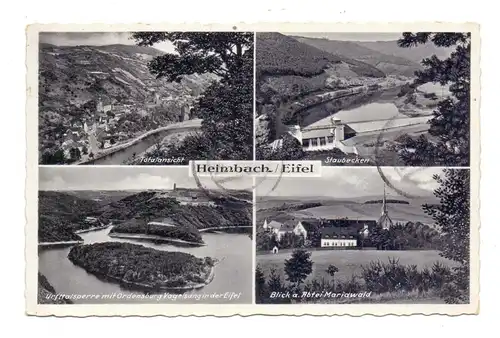 5169 HEIMBACH, Mehrbild-AK 1940, Feldpost 30989 Flak-Abt. 93