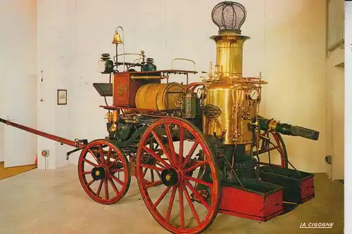 FEUERWEHR - Musee du Sapeur-Pompier Mulhouse, Pompa a vapeur 1868