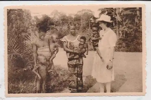 CONGO KINSHASA / ZAIRE - LOMBO LOMBO, Leprakranken Station, Gesunde Mütter und Kinder v. infizierten Vätern
