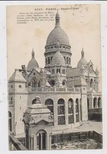 F 75018 PARIS Sacre Coeur de Montmartre, Chantier de construction / Baustelle, 1914