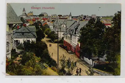 6540 SIMMERN, Strassenpartie, 1921