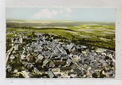 6544 KIRCHBERG, Luftaufnahme, 1964, handcoloriert