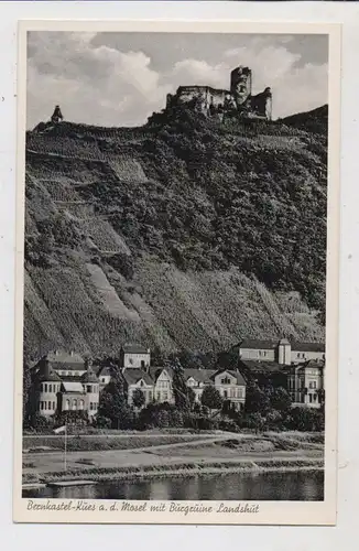 5550 BERNKASTEL - KUES mit Burgruine Landshut, 1950